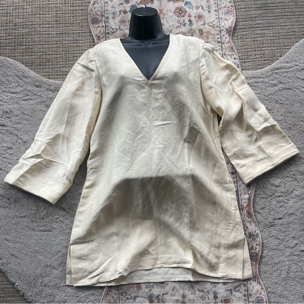 Attersee Cream Tunic Top